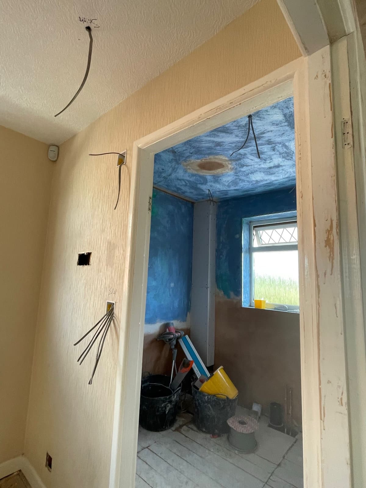 Rewiring in progress